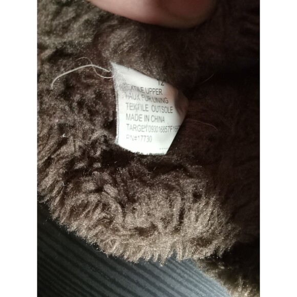 🌍5/$10🌏 Size 12 Girl's Furry Winter Boots - Picture 3 of 7